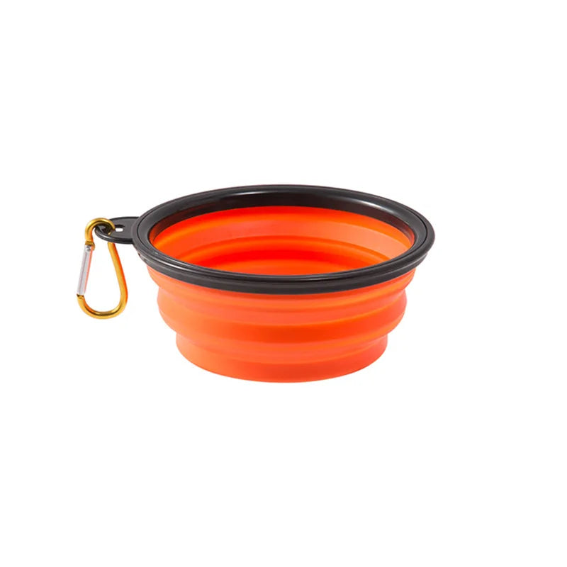 Collapsible Silicone Dog Bowl