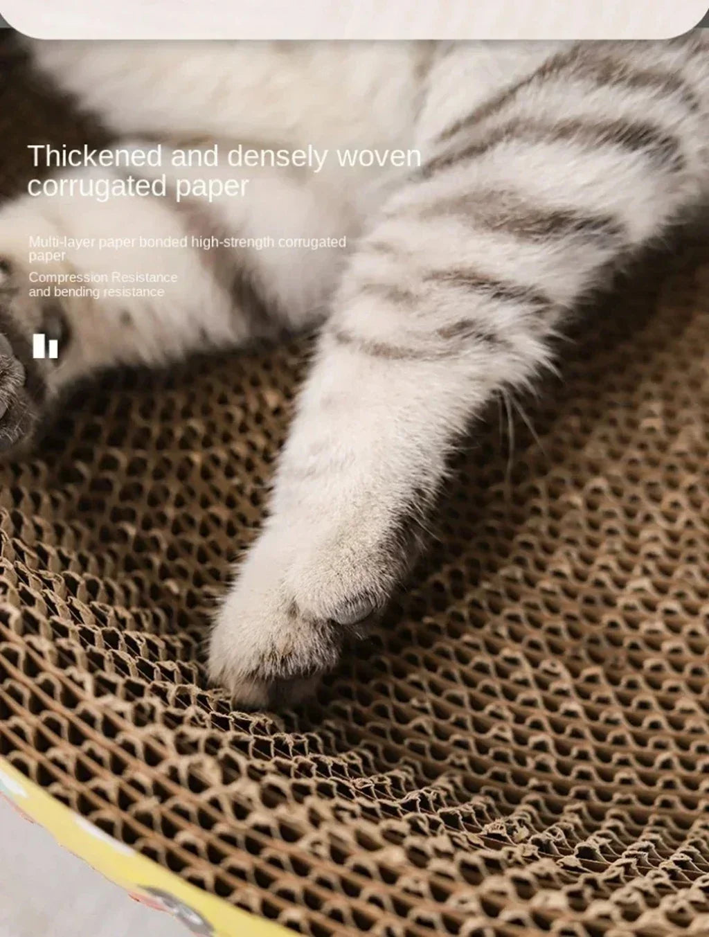 Multi-Purpose Cardboard Cat Scratcher