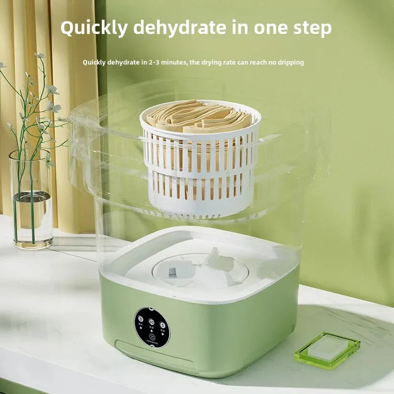 Portable Folding Washing Machine Home Use Integrated