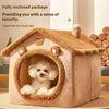 Cozy Indoor Cat House Comfortable Pet Shelter for Cats and Kittens