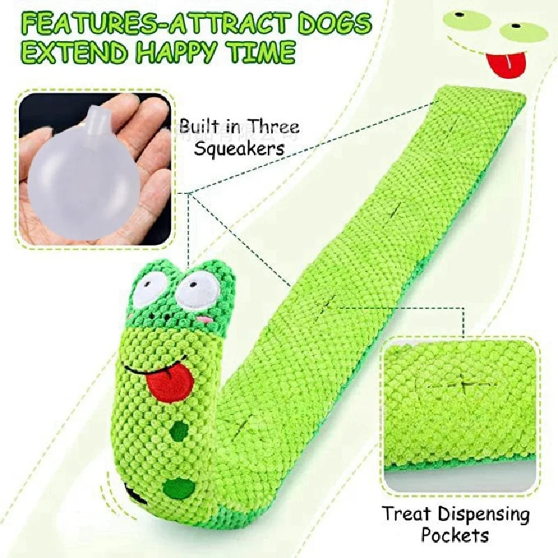 Frog Squeaky Dog Toy