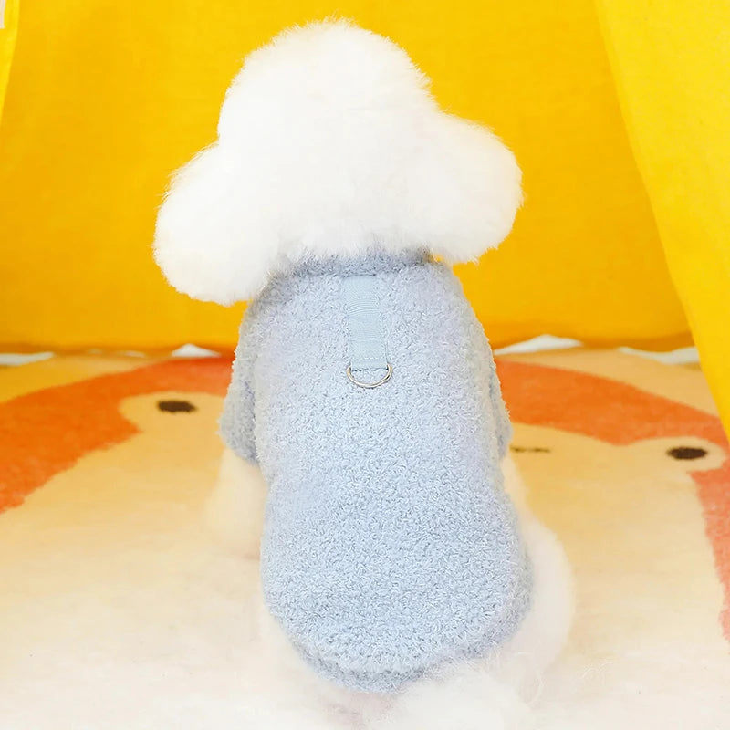 Warm Solid Dog Sweater
