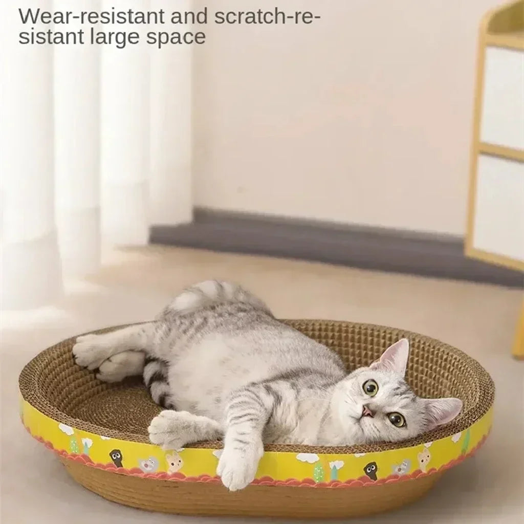 Multi-Purpose Cardboard Cat Scratcher