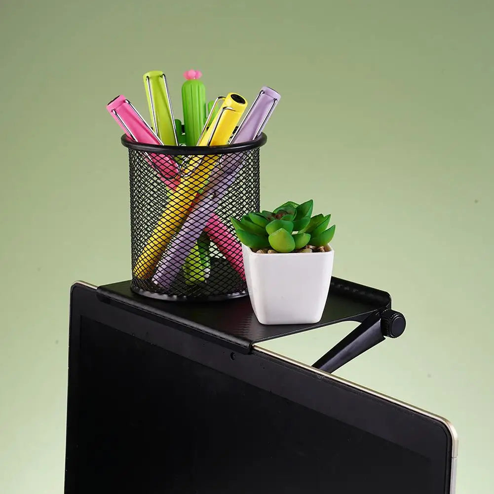 TV Computer Screen Top Shelf Organizer racket Stand