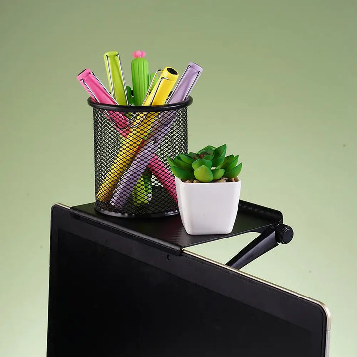 TV Computer Screen Top Shelf Organizer racket Stand