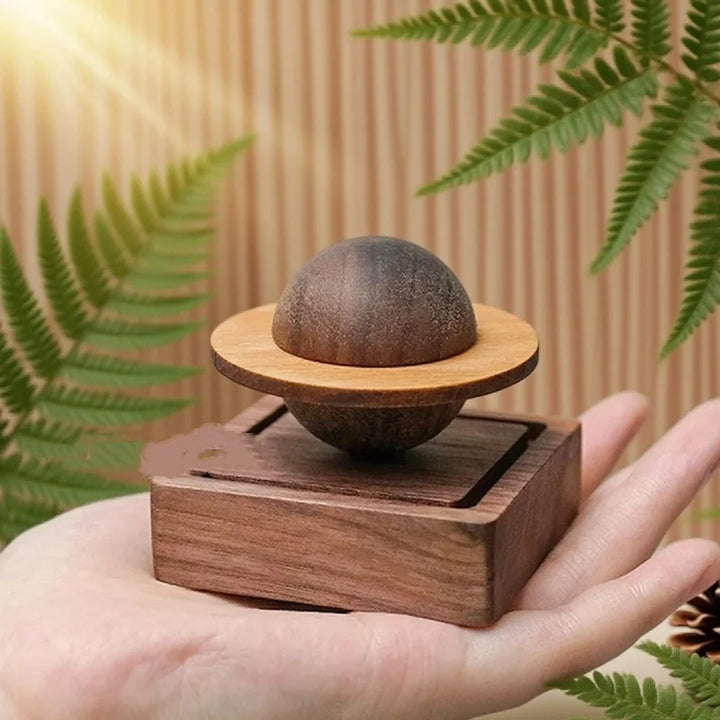 Wooden Scent Diffuser Jupiter Shape Home Decor Fresh Air Dorm Room
