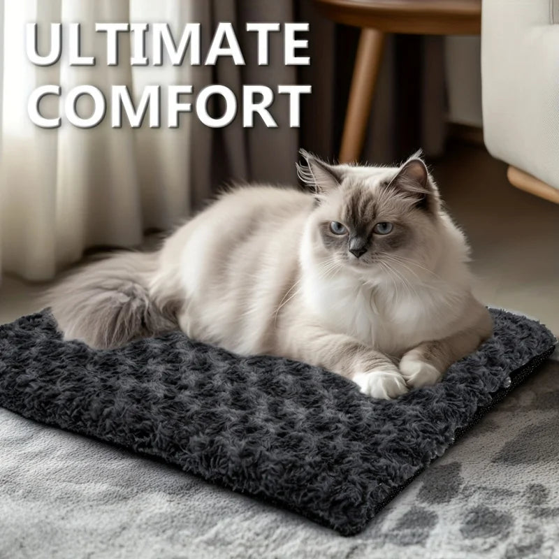 Breathable Washable Cat Bed Cover Soft Protective Mat for Indoor Cats