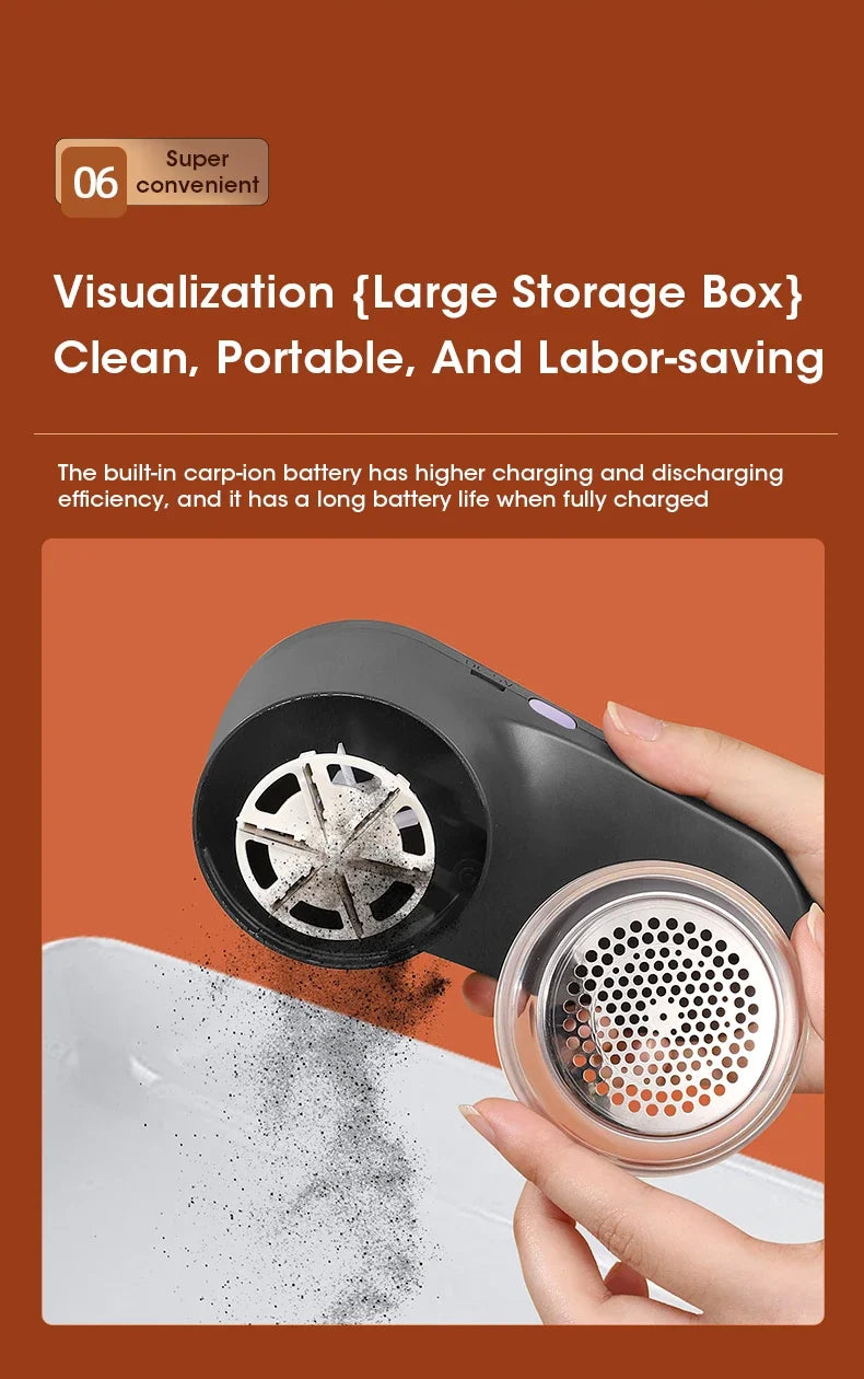 Lint Remover for Clothing LED Digital Electric Pellet Fluff Remover