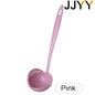 JJYY The 2 in 1 Kitchen Spoon Spoon Long handle Plastic Colander Filter Tableware Hot Pot Spoon