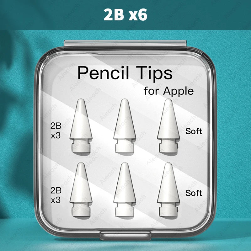 3pc & 6pcs Replacement Tips For Apple Pencil Pro 1st 2nd USB-C