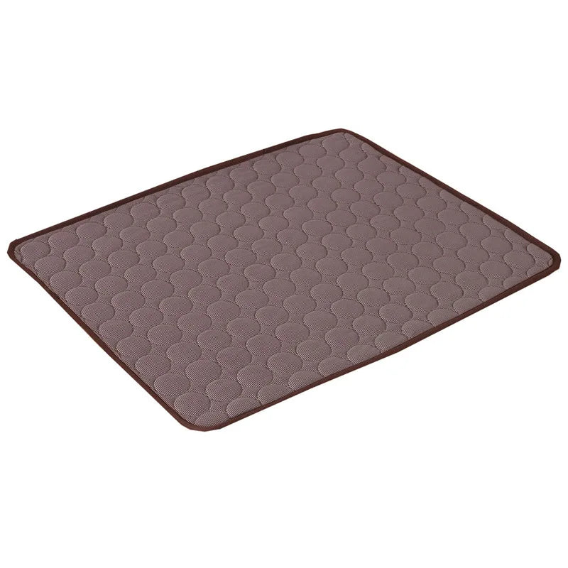 Self Cooling Dog Mat Washable Pet Cooling Pad for Summer Comfort