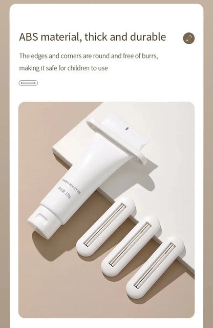 Toothpaste Squeezer, Toothpaste Clip, Facial Cleanser Hand Cream Squeezer, Household Manual Toothpaste Rolling Squeezer