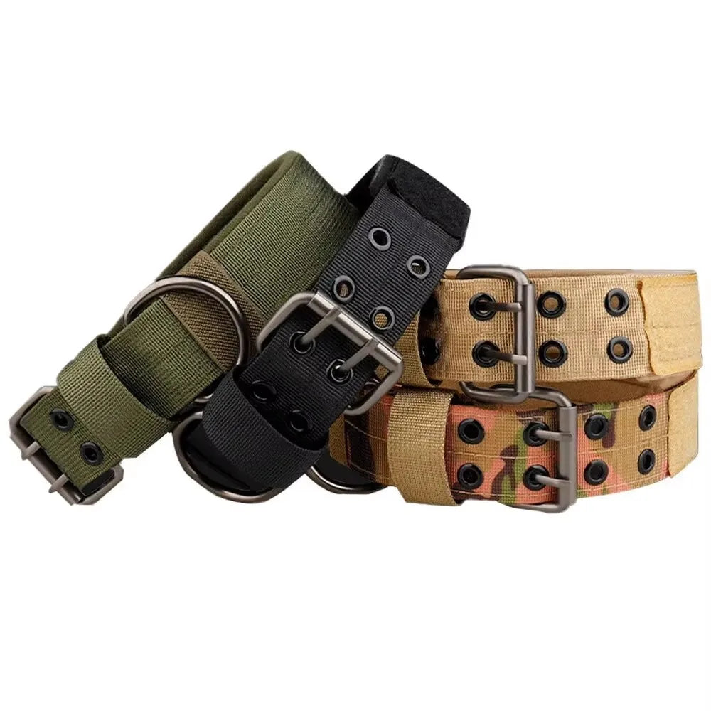 Pet Products Outdoor Tactical Dog Collar Breathability Nylon Collar