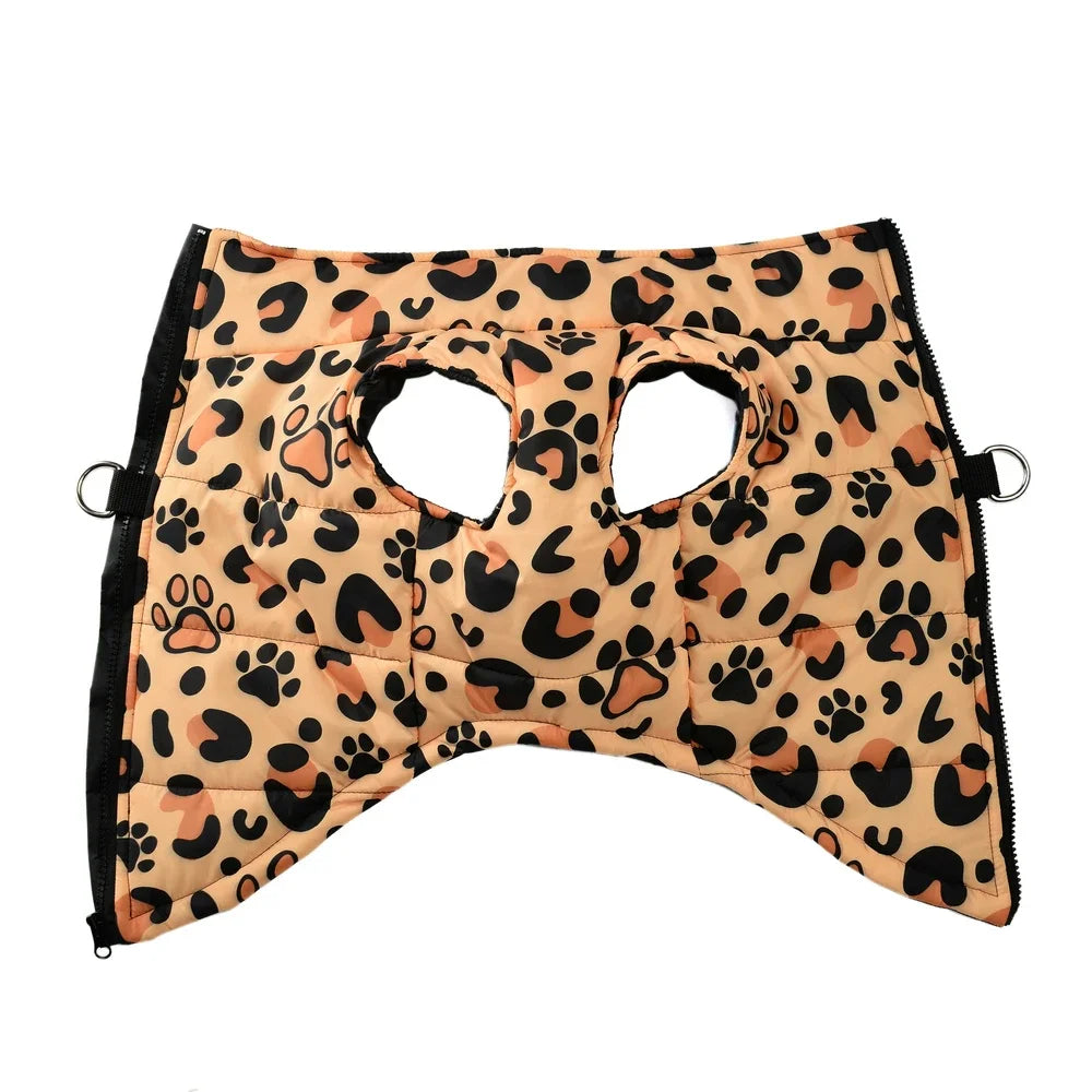 Leopard Print Dog Jacket