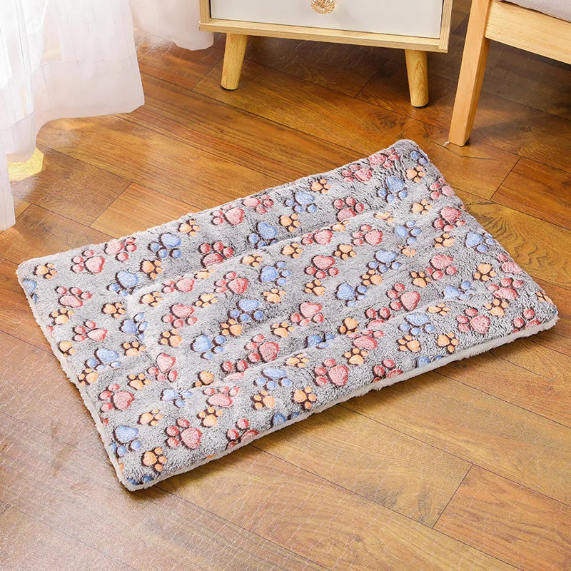 Soft Plush Cat Bed Cozy Washable Sleeping Cushion for Indoor Cats