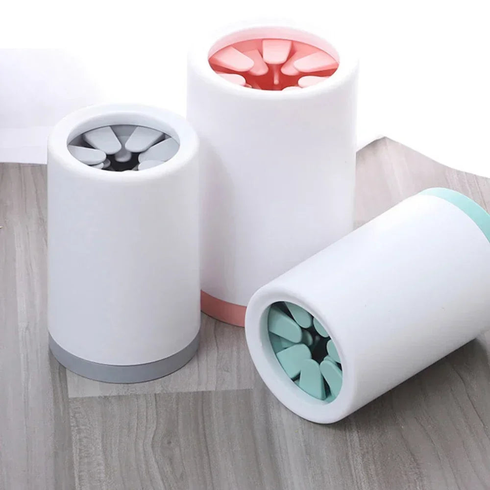 Pet Foot Washer Cup Soft Silicone Foot Cup Cat Foot Cleaning Bucket