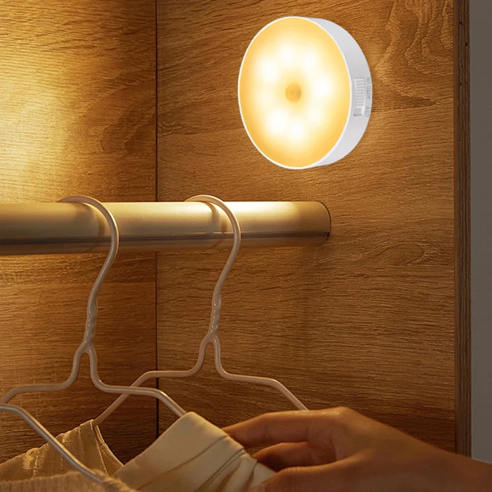 LED Smart Human Body Wireless Magentic Suction Sensor Night Lights