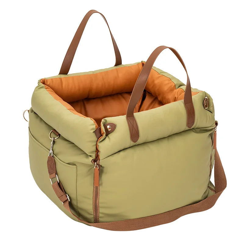 Small Dog Car Seat with Safety Belt
