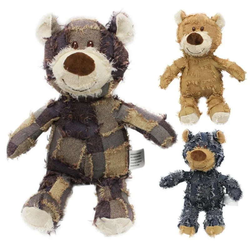 Plush Teddy Bear Dog Toy