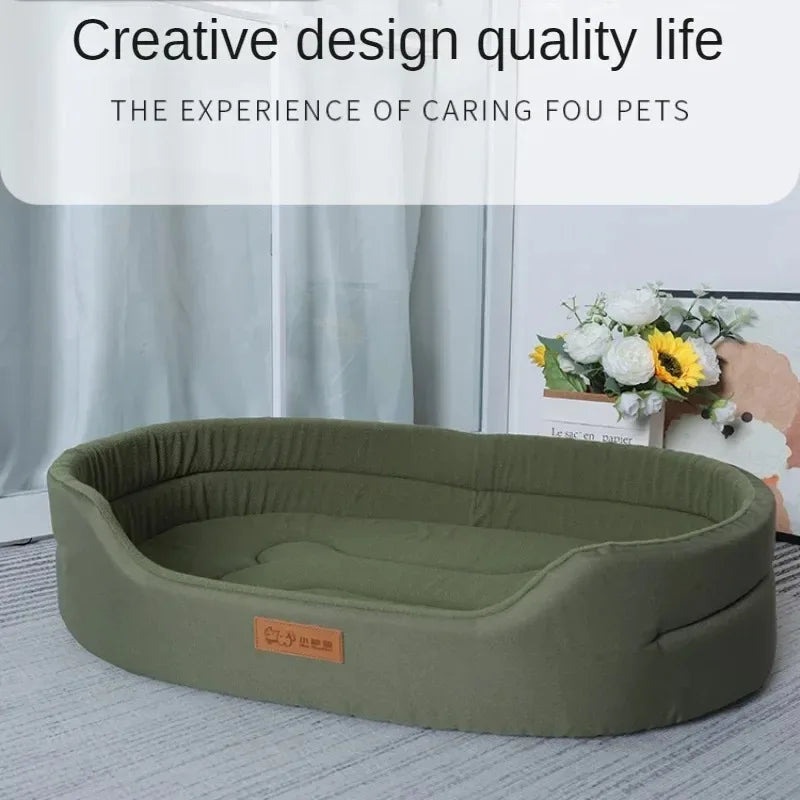 Cozy Solid Pet Lounger