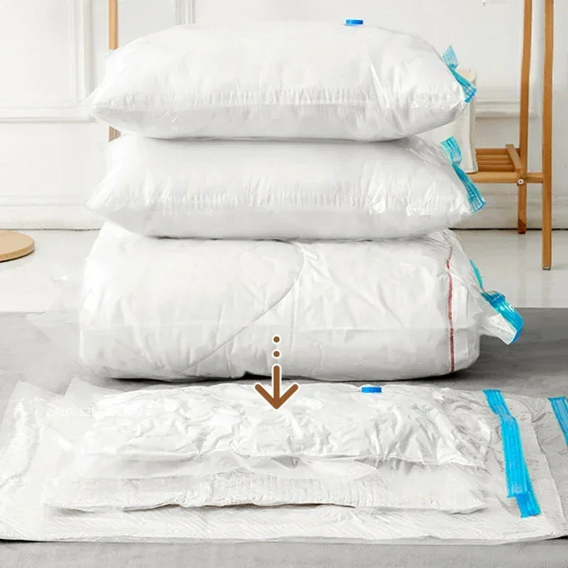 Space Saving Compression Bags for Clothes, Quilts & Bedding (1–10 Pack)