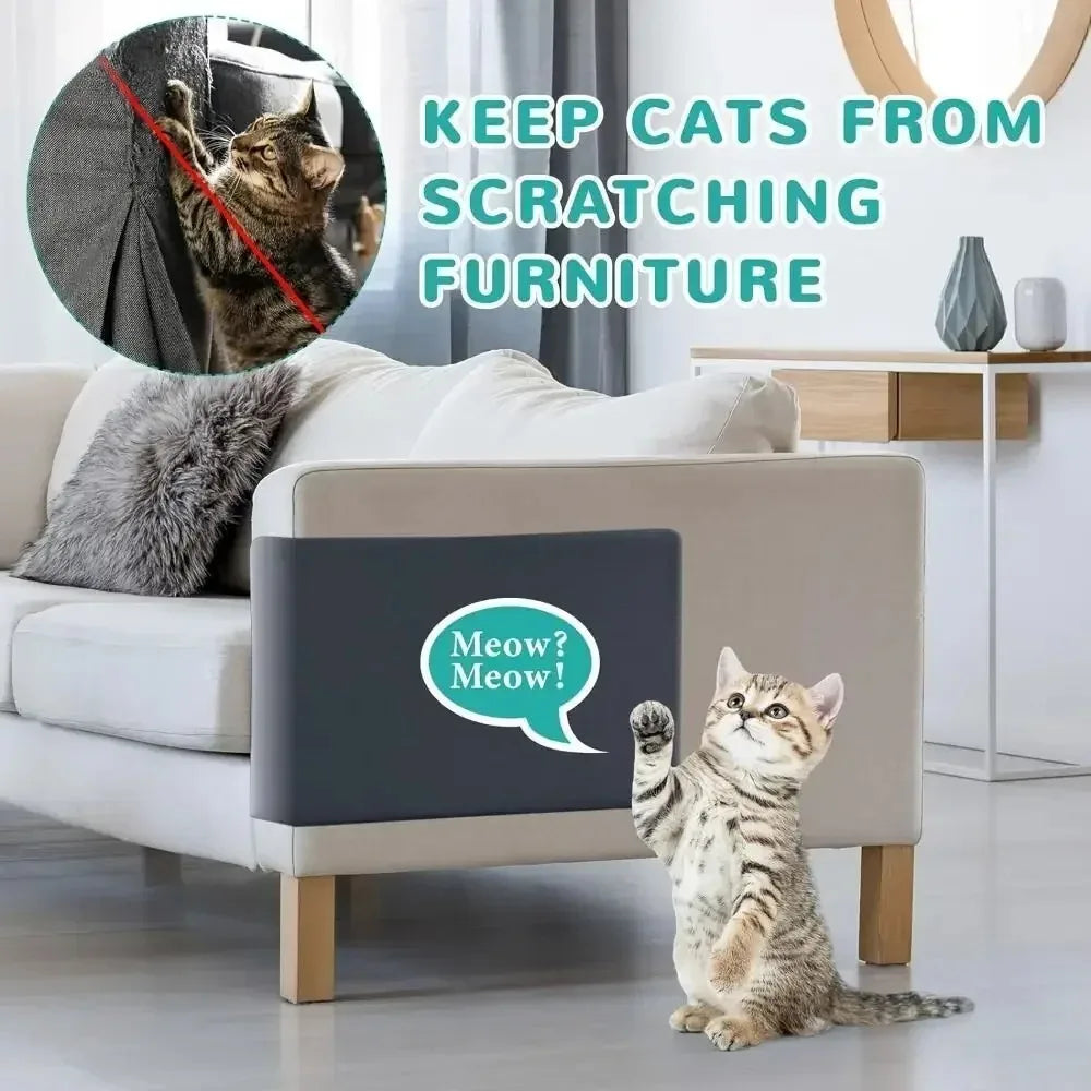 Self Adhesive Cat Scratching Mat Carpet Furniture Protector for Cat Trees