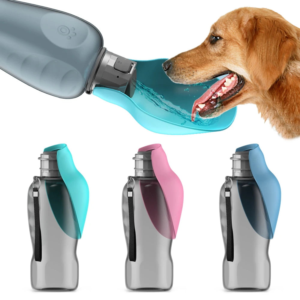 800ml Portable Dog Water Bottle For Big Dogs Pet
