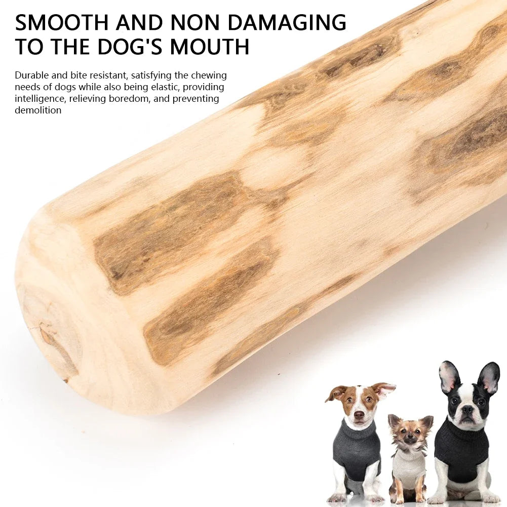 Natural Coffee Wood Cat Chew Toy