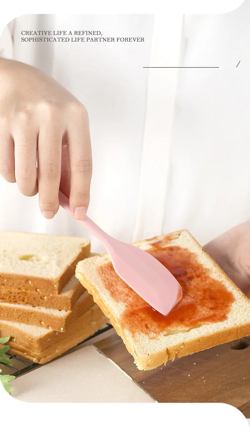 Silicone cream spatula Non-stick butter spatula Heat-resistan