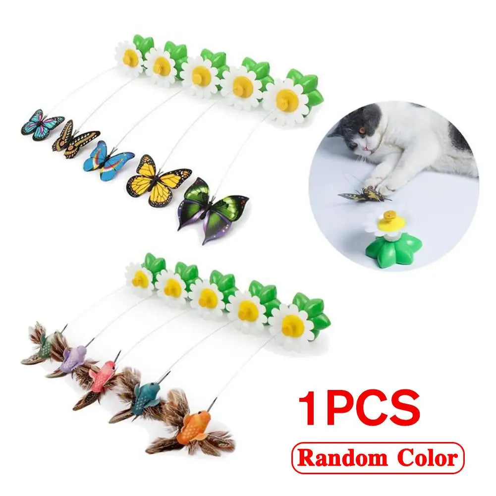 Automatic Rotating Butterfly Cat Toy