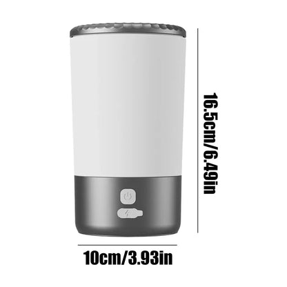 Pet Paw Cleaner Machine Automatic, Portable Dog Cat Washer Cup with Soft Silicone Brush, USB-C Rechargeable, Waterproof