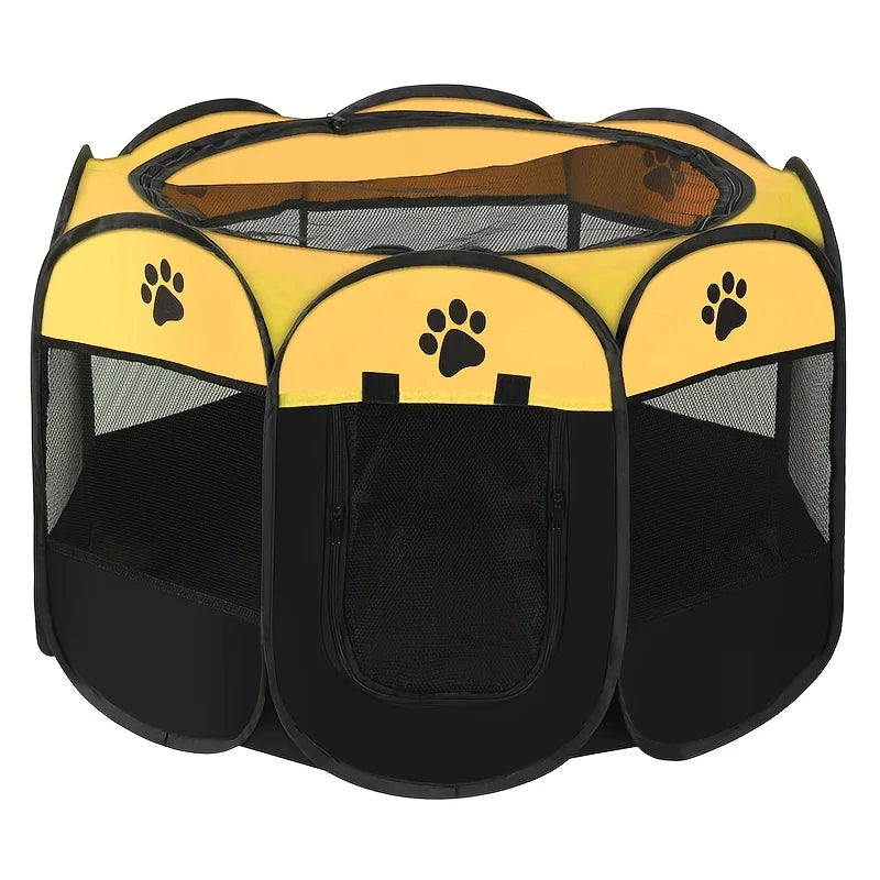 1 piece foldable pet play fence tent, suitable for cats, dogs