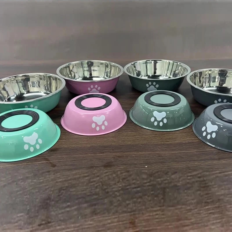 Non-Slip Stainless Steel Pet Bowl