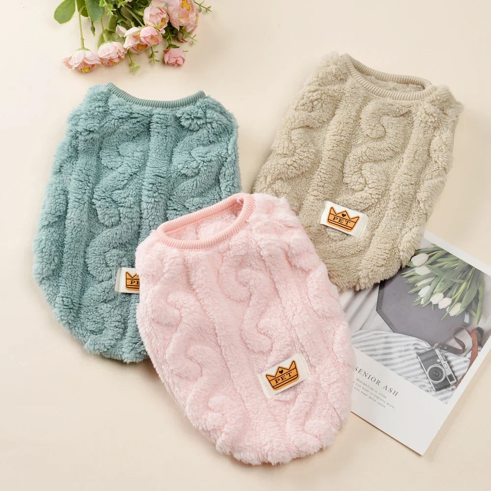 Fleece Pet Sweater Vest